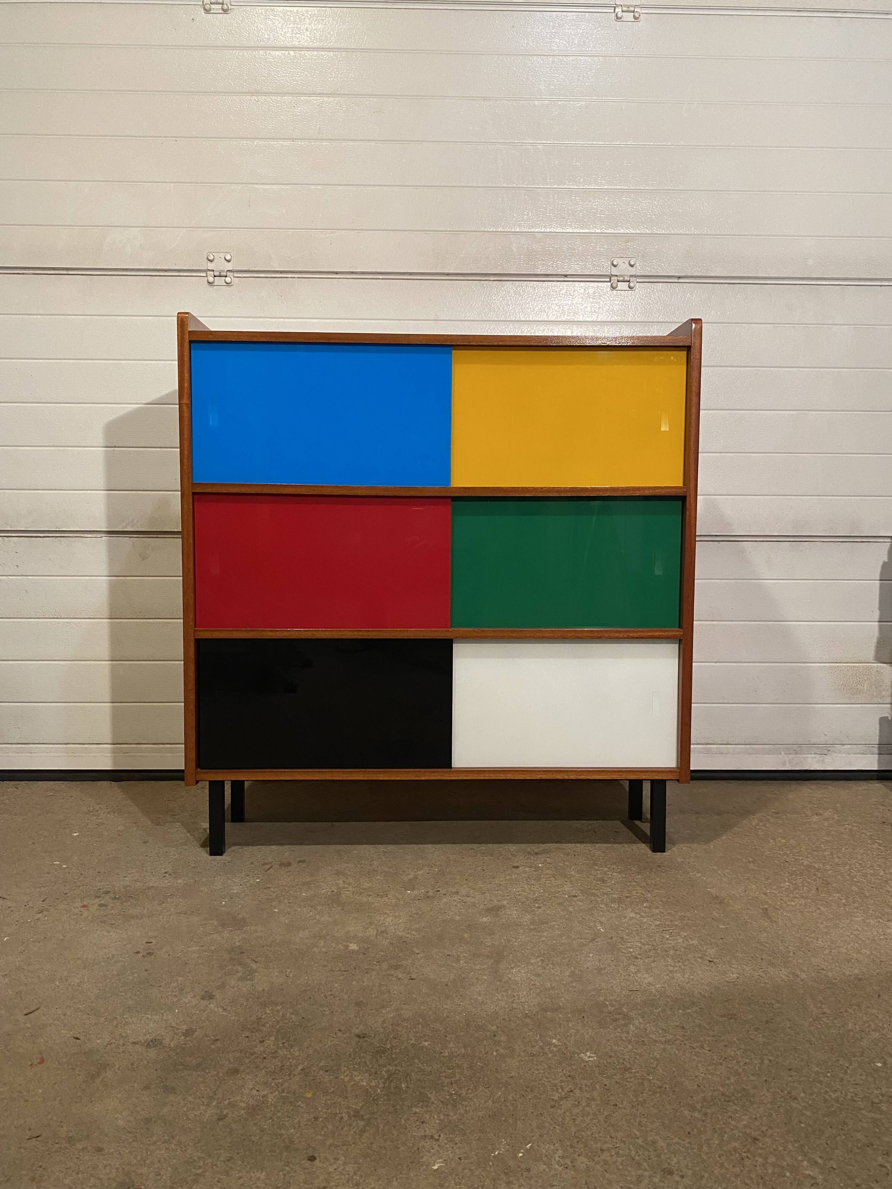 Bibliothèque/vitrine vintage