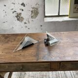 Pair of 80s wall lights