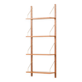Système d'étagères scandinave du milieu du siècle en teck des années 1960
