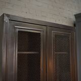 Armoire grillagée Tolix 2 portes en métal