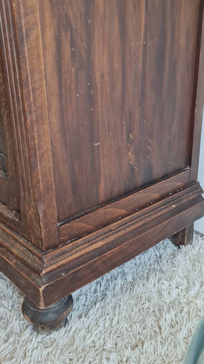 Glass-fronted Parisian wardrobe