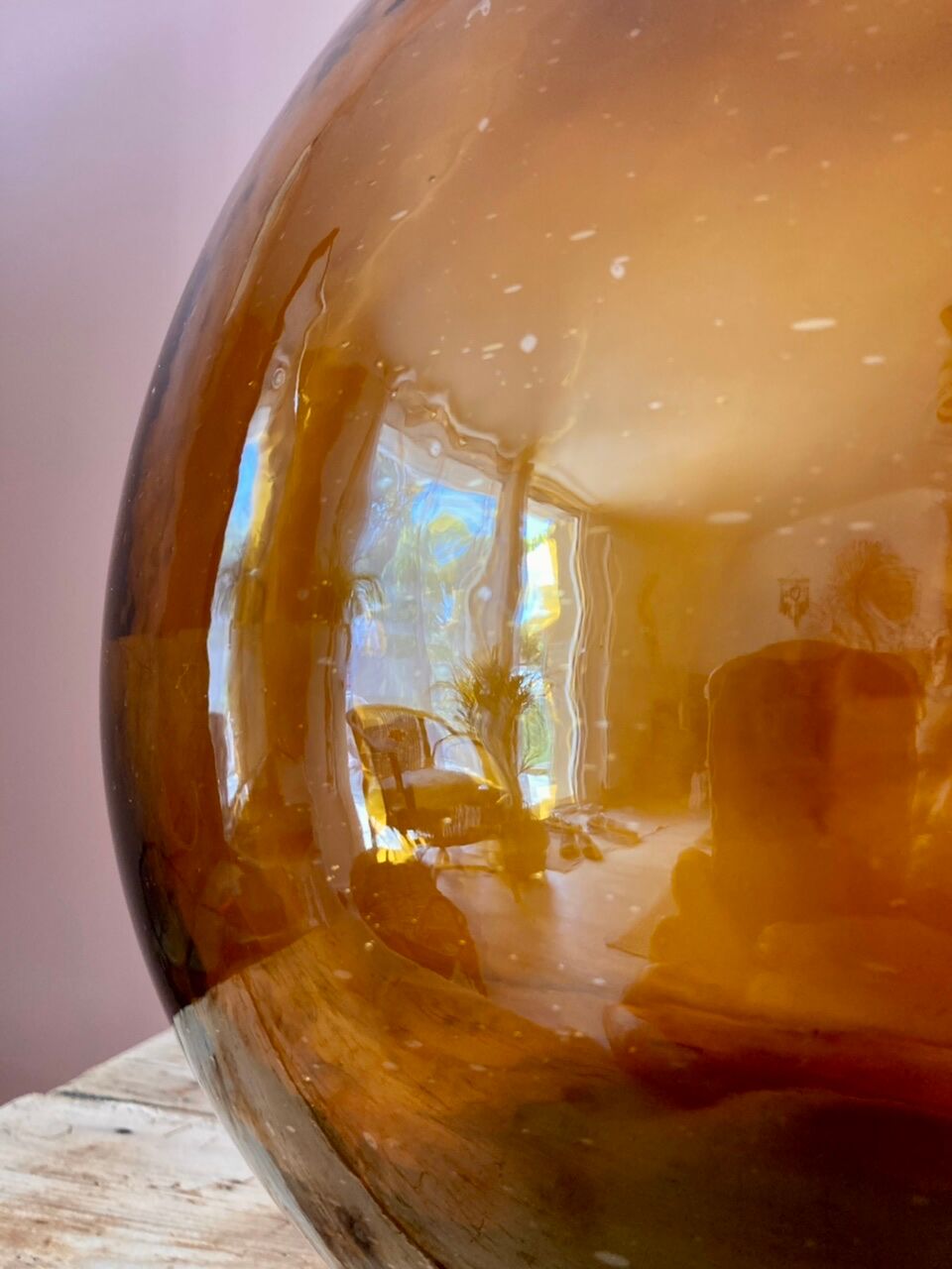 Demijohn 25 L amber
