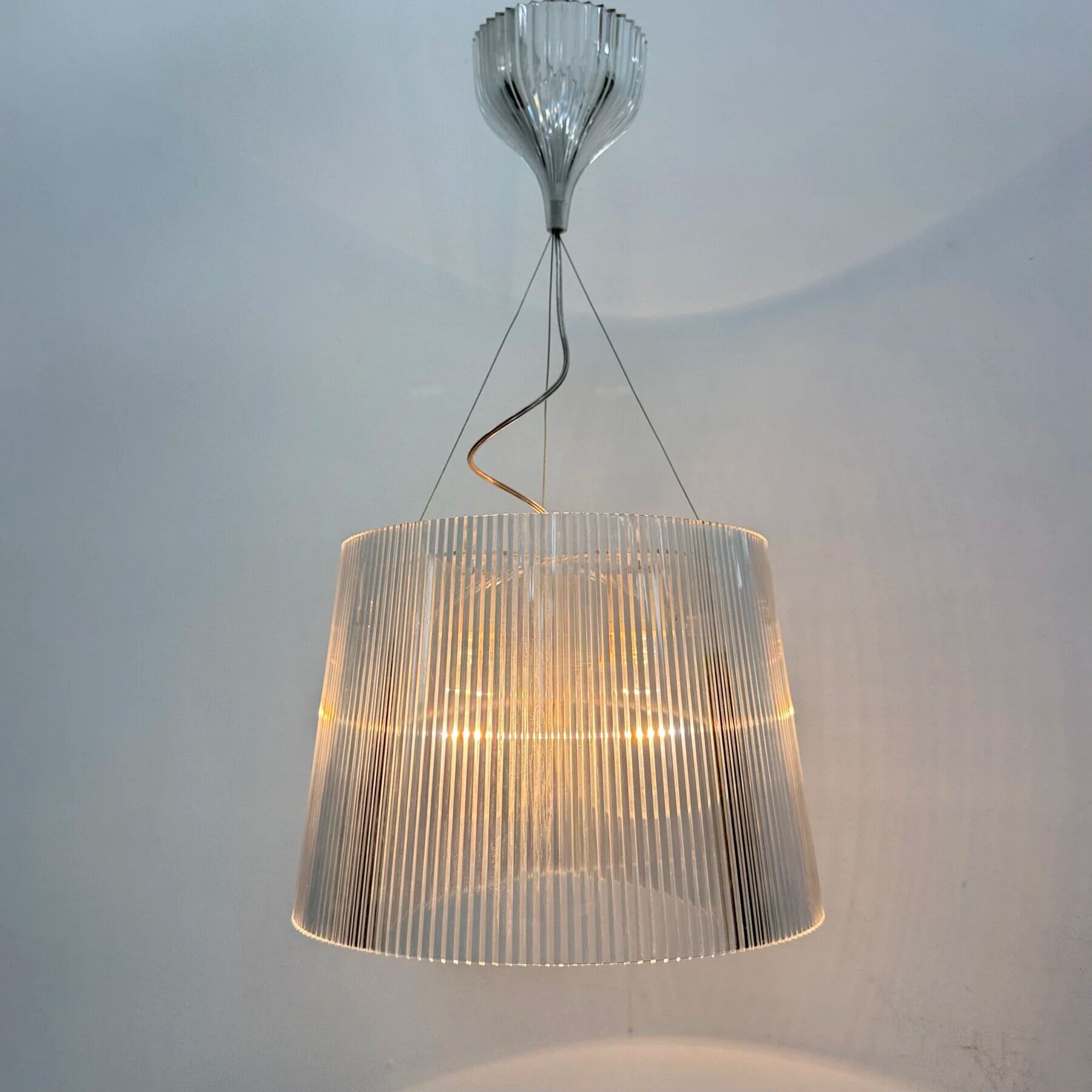 Kartell Gé hanging lamp plexiglass Ferrccio Laviani