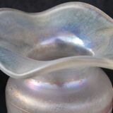 Vase Freiherr von Poschinger Iridescent glass with purple shades