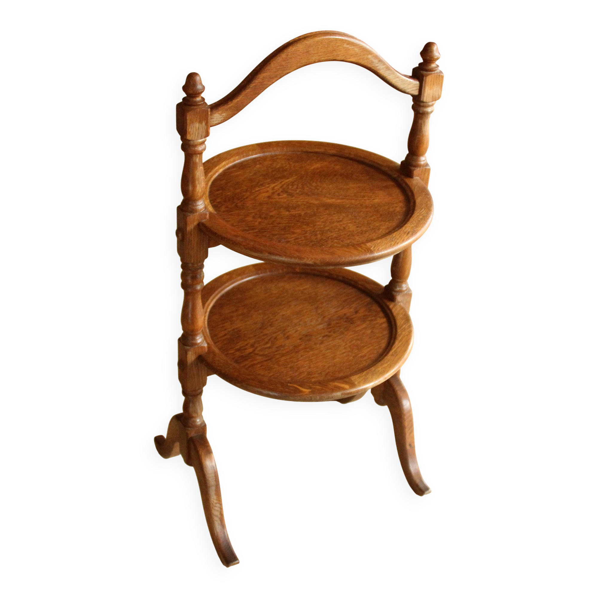 Side table - etagere - handmade of oak wood