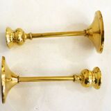 Pair of brass candlesticks