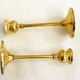 Pair of brass candlesticks