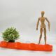 Porte manteaux vintage / Syla / plastique orange 🧡