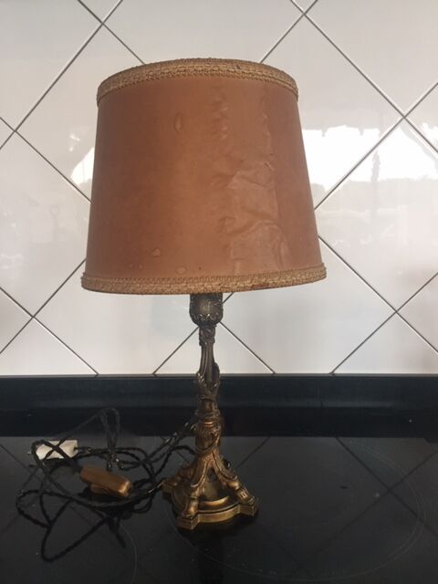 19th century bronze lamp