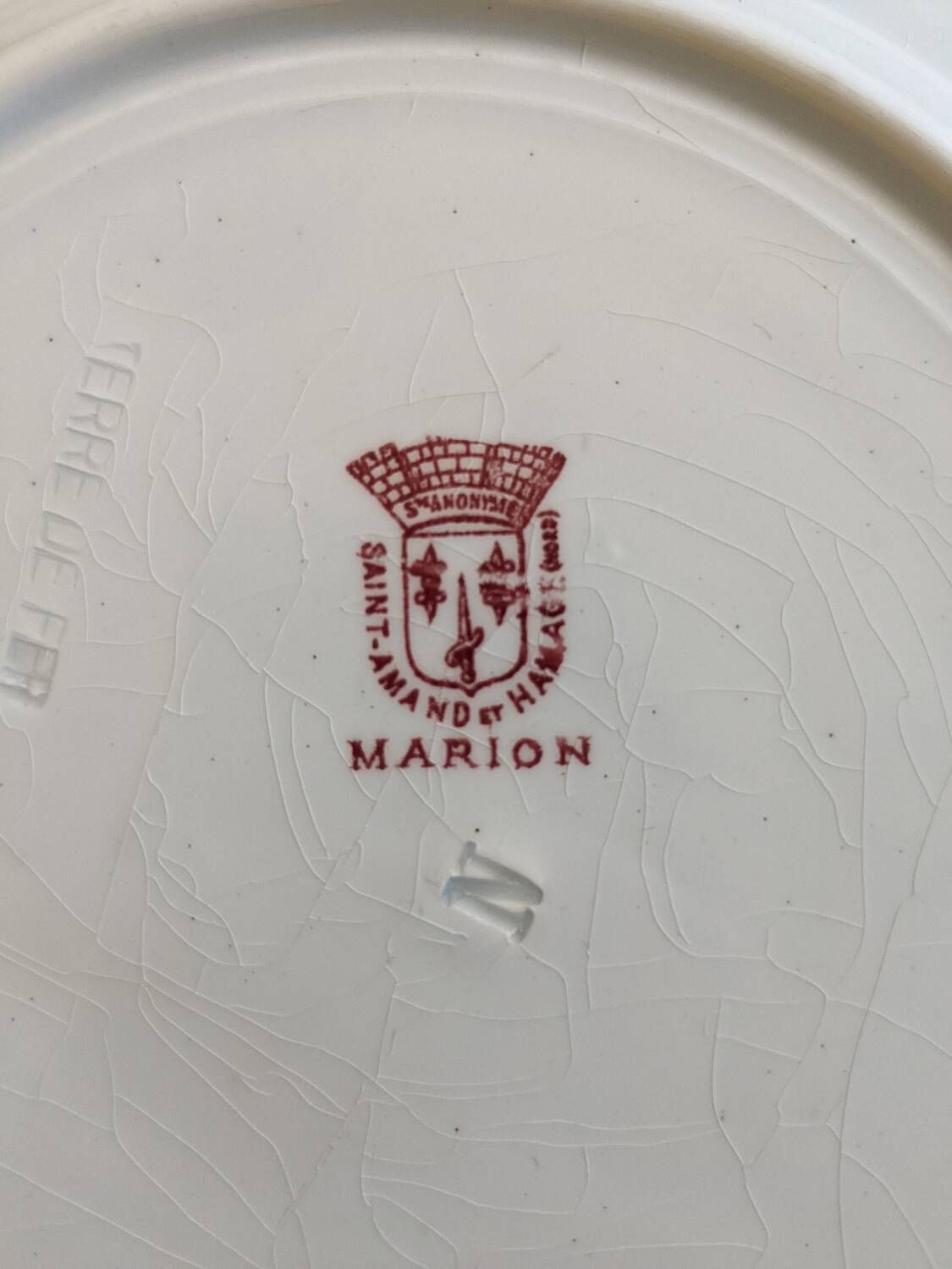 Assiettes Marion Saint Amand