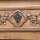 Louis XV style chest of drawers, solid raw oak, 1920.