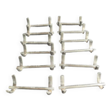 12 Ercuis knife holders Arceaux Art Deco model