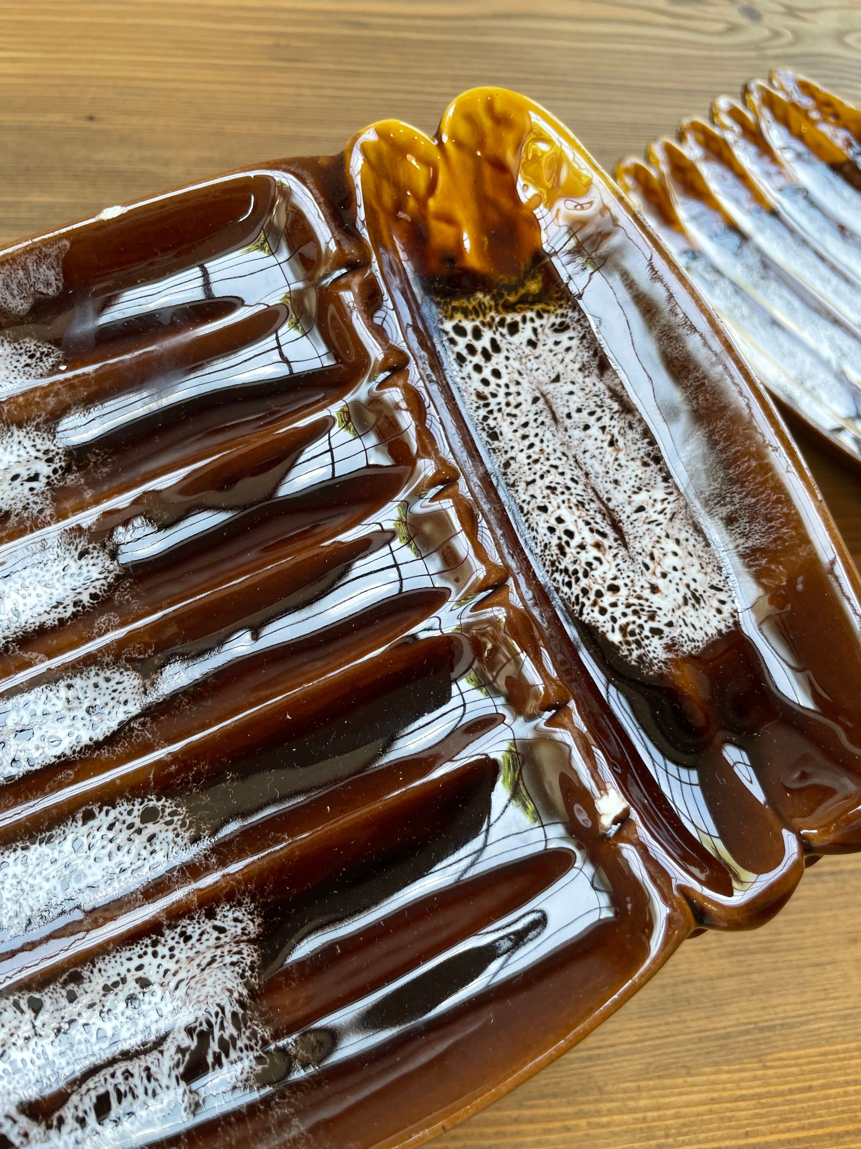 Asparagus plates slurry