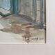 André Duculty (1912-1990) Watercolor on paper "Ile de Ré" Signed lower right and dated 1955