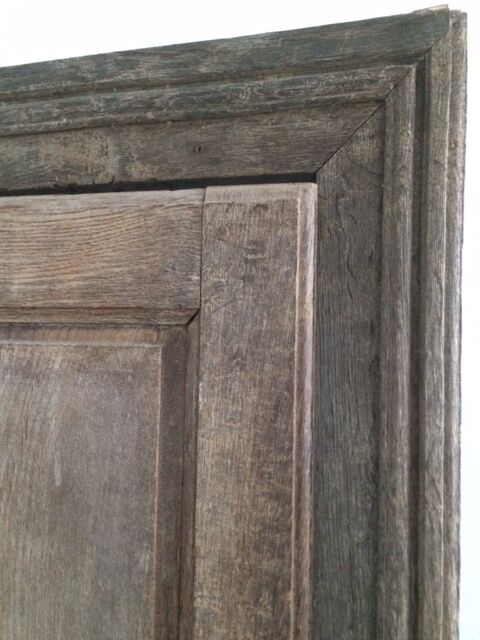Antique door in solid oak