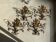 Set of gold wall lights