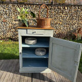 Old Parisian sideboard with 1 door and 1 drawer