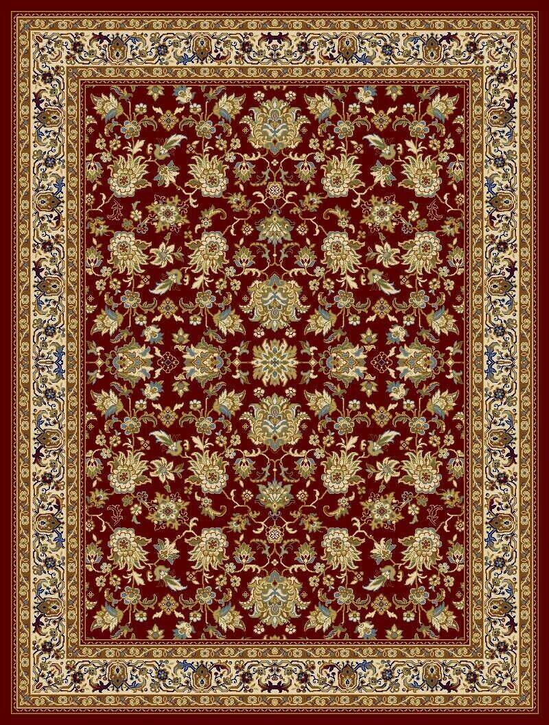 Oriental home carpet with patterns