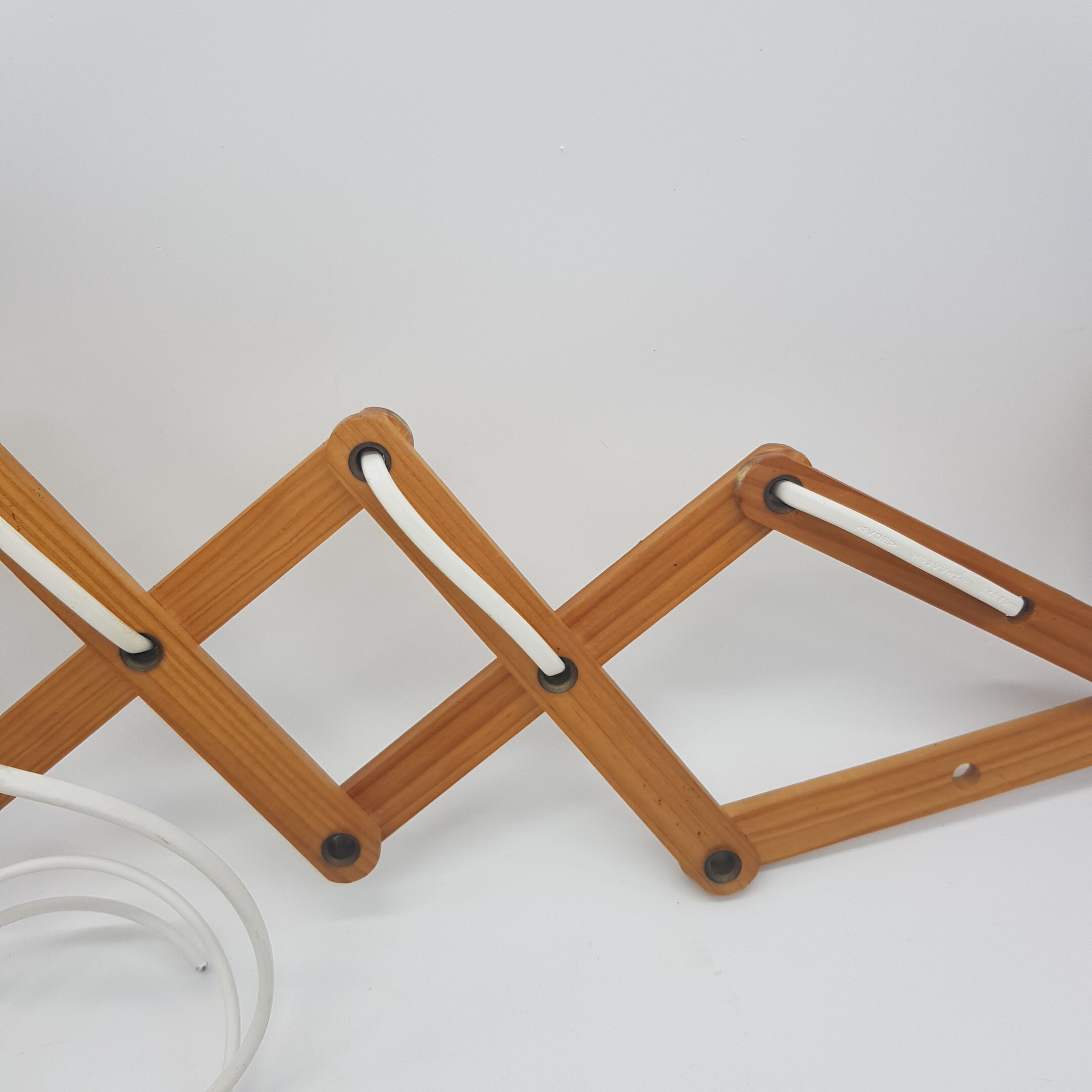 Scandinavian sconce in vintage wood