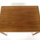 Scandinavian side table in walnut, String Seffle, Sweden, 1960