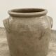 Glazed stoneware pot with ears