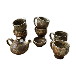 set tasses et théière