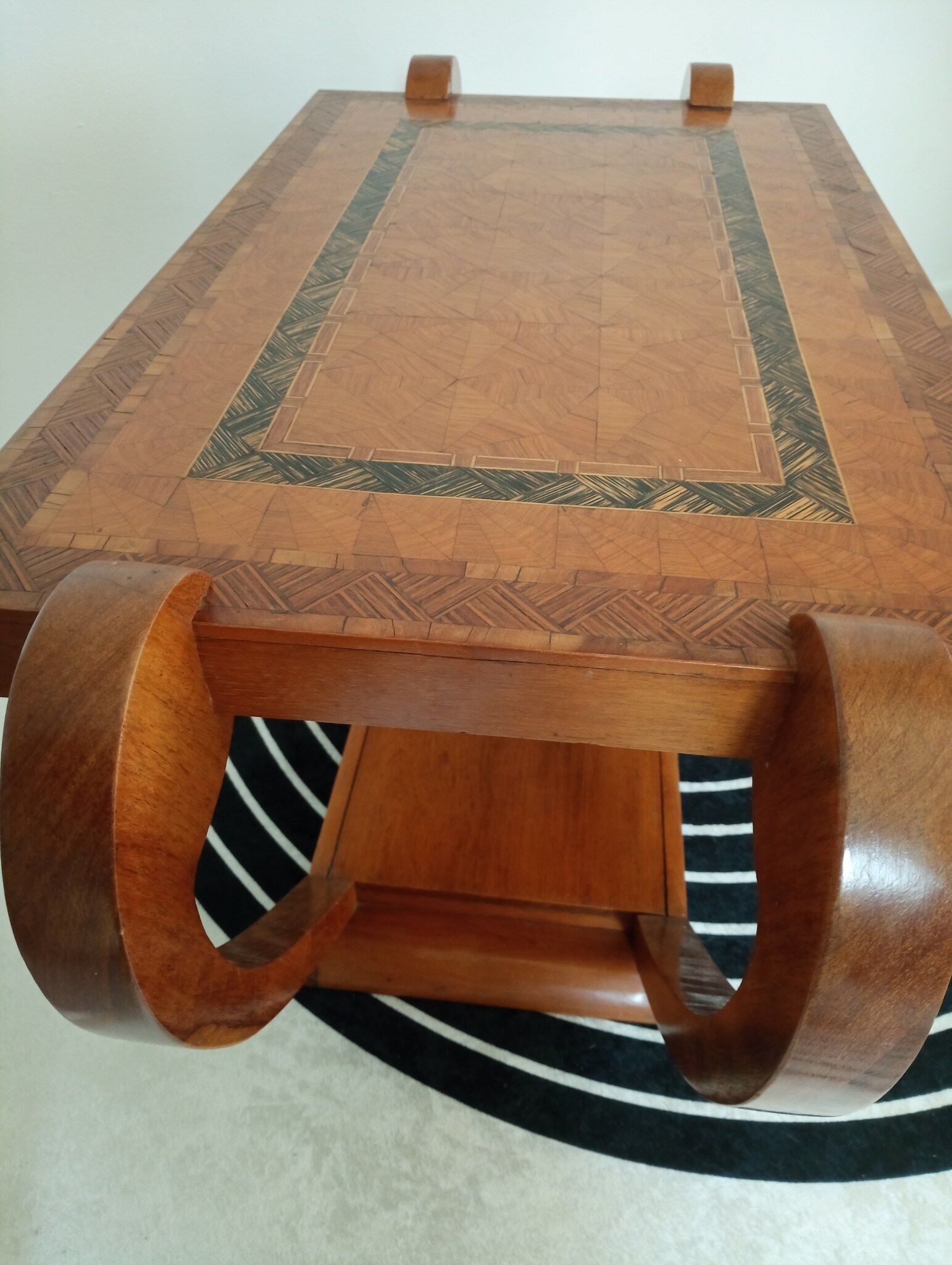 Inlaid coffee table