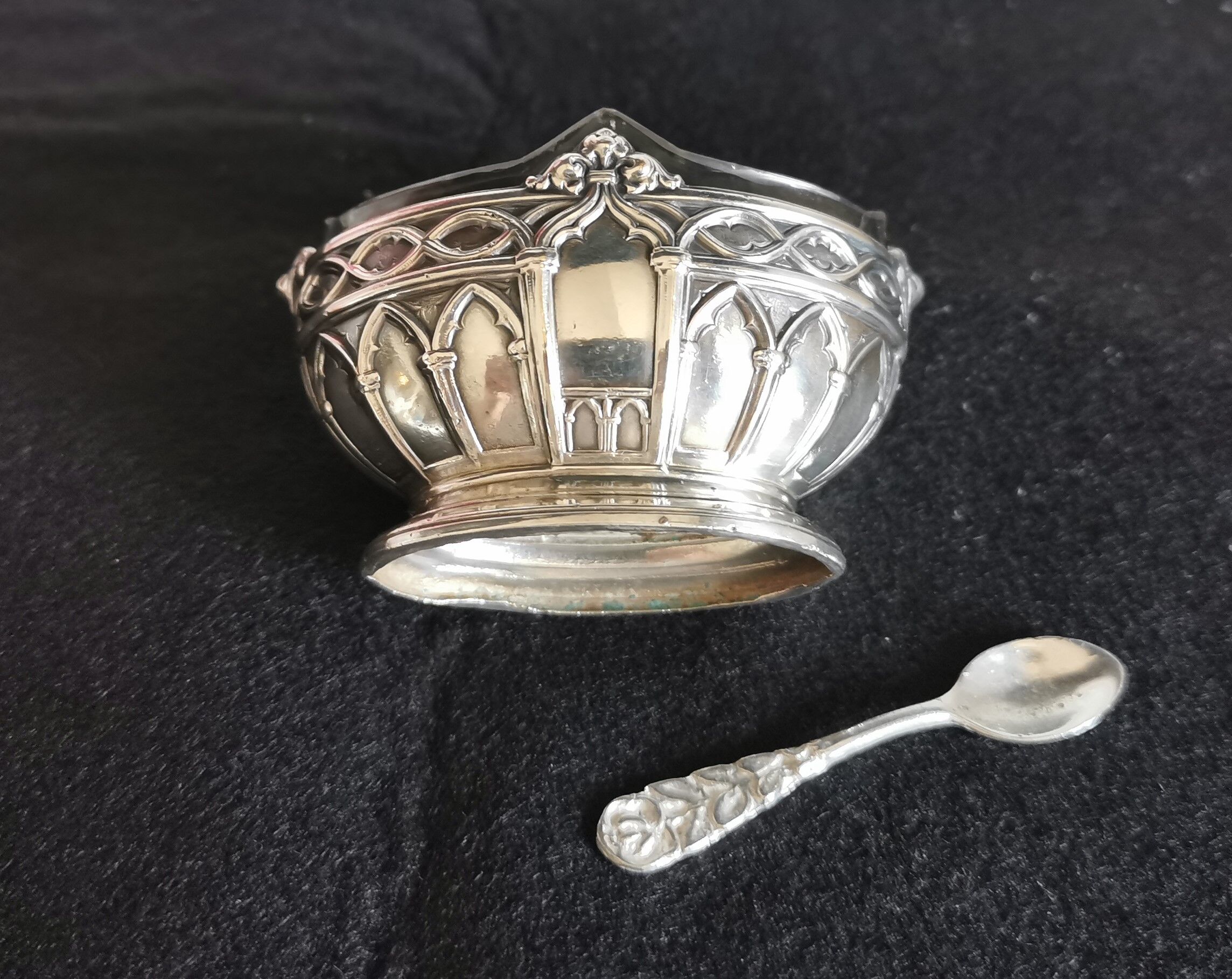 Salière et cuillère style empire