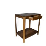 Walnut and beech side table - 1940