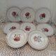 8 old Badonviller dessert plates