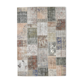 Hand-Made Wool Turkish Vintage Rug