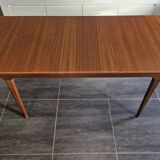 Scandinavian extendable teak table