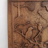 2 panneaux de porte en chêne