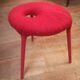 Eskilstuna stool for Ikea in wool and metal