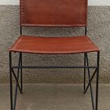 Chaise en cuir