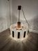 Carl Fagerlund for Orrefors Chandelier — Glass, Teak & Brass, Sweden 1960s