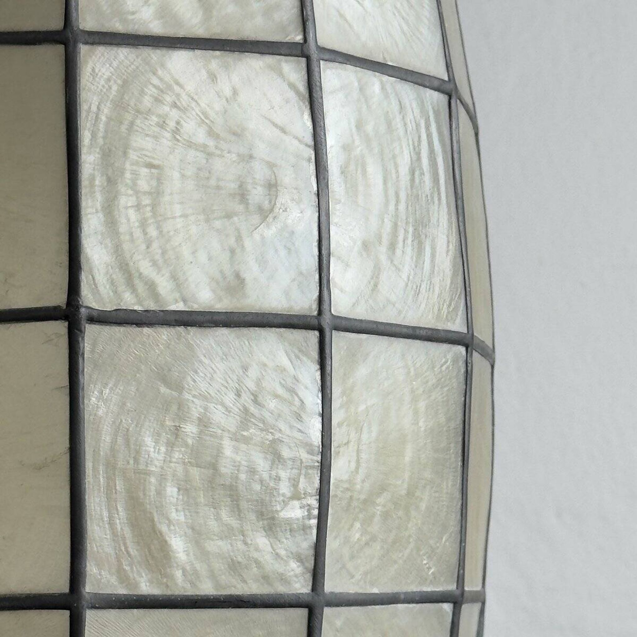 Vintage Capiz Shell Pendant, Italy, 1960s