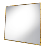 Miroir bamboo métal doré