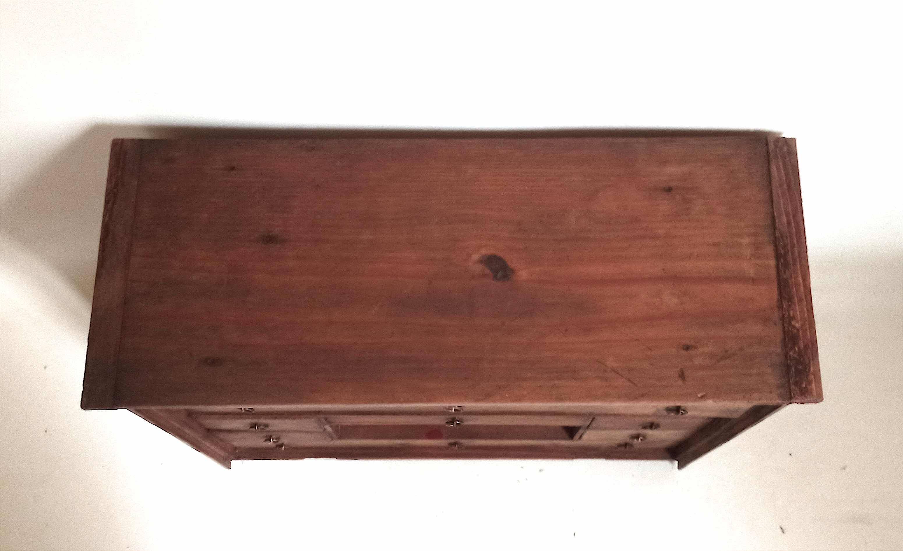 Small piece of professional furniture (watchmaker) 1930s Width 49.5 cm Height 41.5 cm