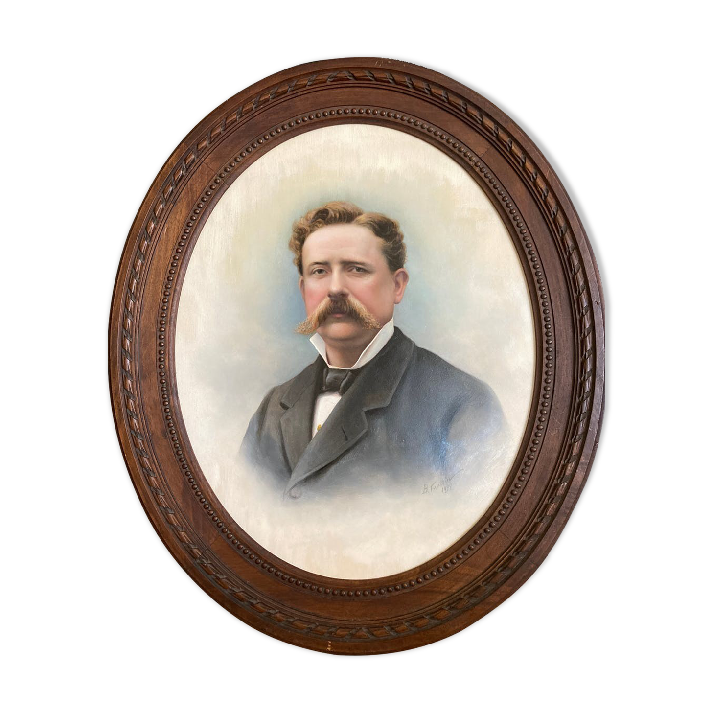 Old portrait painting