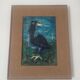 Enamel painting on copper bird 1950s/60s