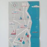 Carte routière touristique de l'Italie