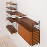String wall unit from 1964 by Strinning, Sweden