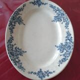 Grand plat ancien terre de fer de choisy