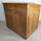 Striped pine office counter