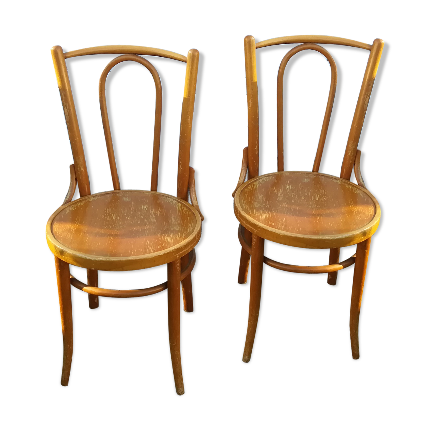 Paire de chaises bistrot Baumann