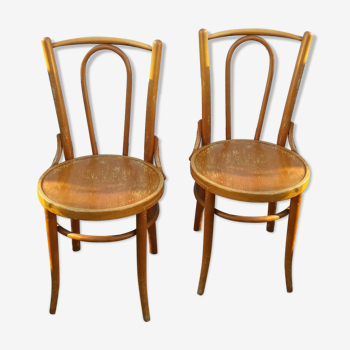 Paire de chaises bistrot Baumann