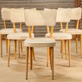 Set of 5 baumann bistro chairs