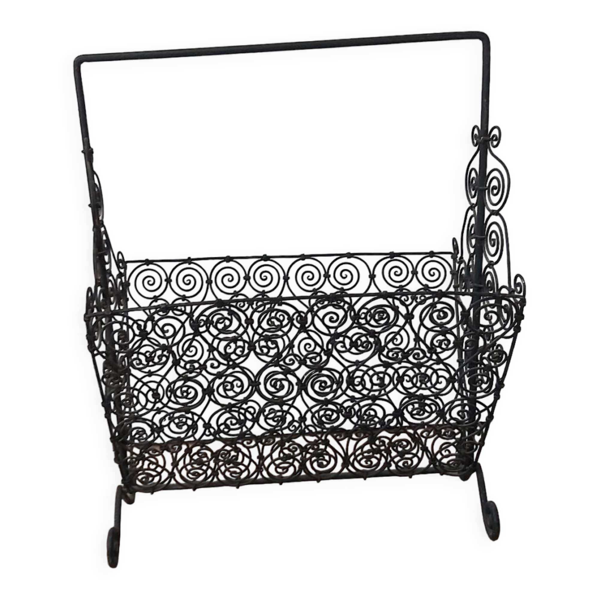 Wrought iron review door