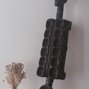 Large wooden Awale Baoule game (Burkina Faso)